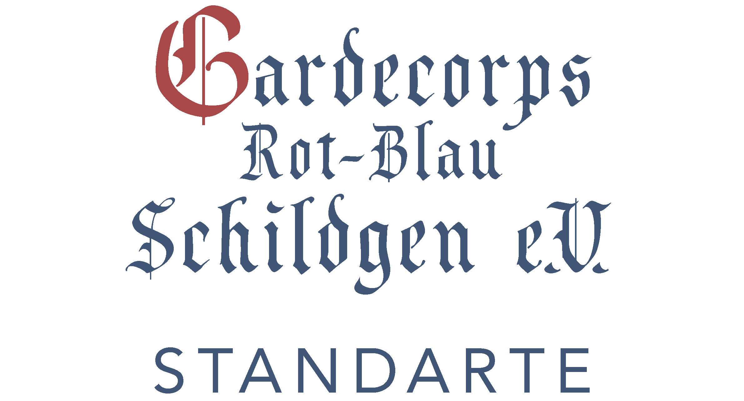 Schriftzug des Gardecorps